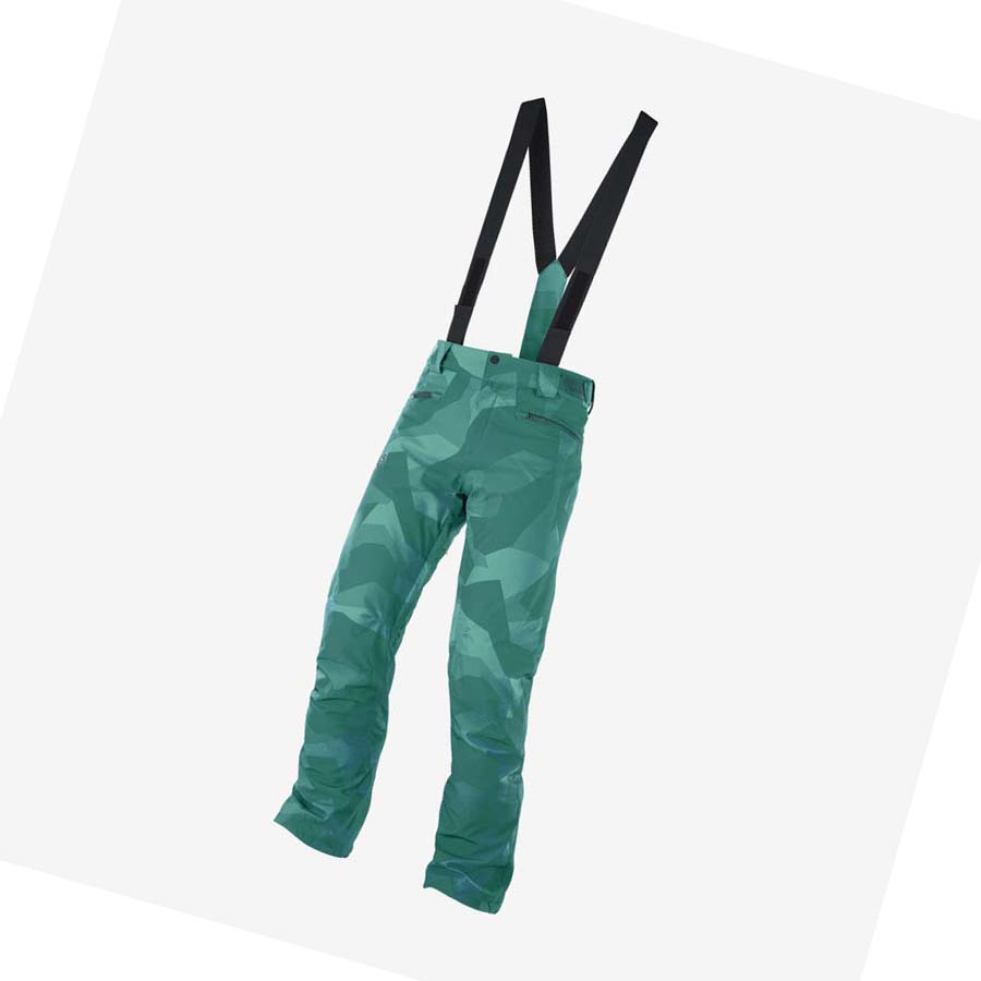 Pantalones De Esquí Salomon EDGE Hombre Verdes | MX 3143XYU